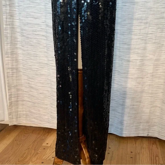 Niteline by Della Roufogali Black Sequin Evening Gown - Picture 6 of 15